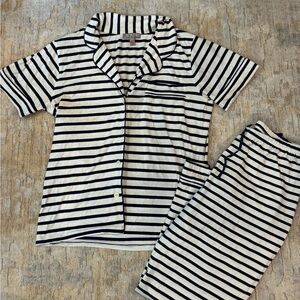 J. Crew Striped Pajama Set, Size Small!